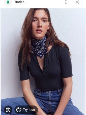 Boden Ribbed Henley